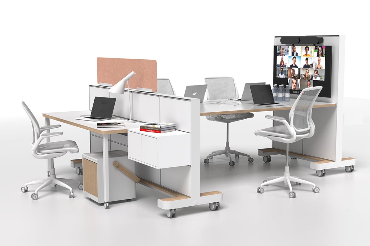 B+N Rolling office furniture