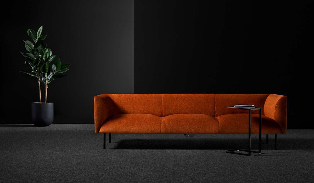 Keilhauer sofa in seating area